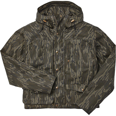 FILSON FILSON WATERFOWL WADING JACKET 20114886 MOSSY OAK BOTTOM LAND WAXED OIL CAMO CC