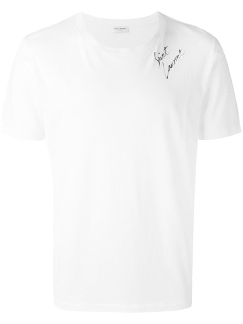 saint laurent t shirt white