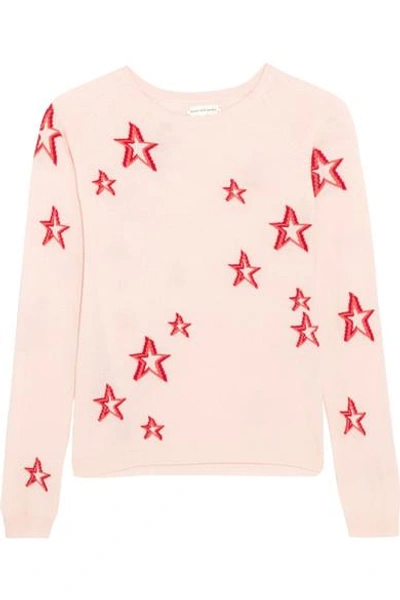 CHINTI & PARKER 3D STAR CASHMERE SWEATER
