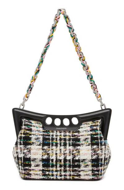 ALEXANDER MCQUEEN SMALL THE PEAK TWEED SHOULDER BAG