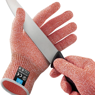 ZULAY KITCHEN MEDIUM CUT RESISTANT GLOVES FOOD GRADE LEVEL 5 PROTECTION