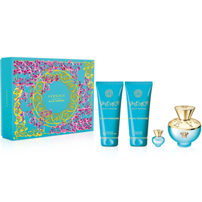 VERSACE VERSACE LADIES DYLAN TURQUOISE GIFT SET FRAGRANCES 8011003873487