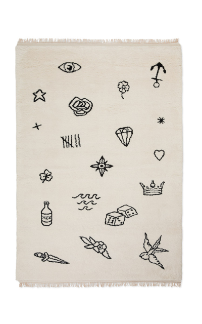 NORDIC KNOTS 5' X 8' NOMAD  SHAGGY AREA RUG