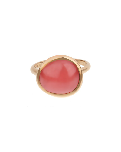 HERITAGE FRED OF PARIS FRED OF PARIS 18K 7.00 CT. TW. RHODOCHROSITE COCKTAIL RING (AUTHENTIC PRE-LOVED)