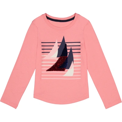 NAUTICA Nautica Little Girls Sail Graphic T-Shirt (4-6X)