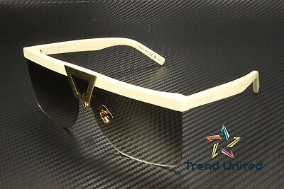 SAINT LAURENT SAINT LAURENT SL 537 PALACE 002 RECTANGULAR IVORY BROWN 99 MM WOMEN'S SUNGLASSES