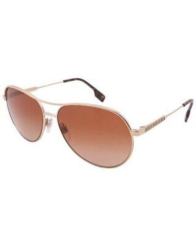 BURBERRY BURBERRY WOMEN'S BE3122 59MM SUNGLASSES WOMEN'S GOLD