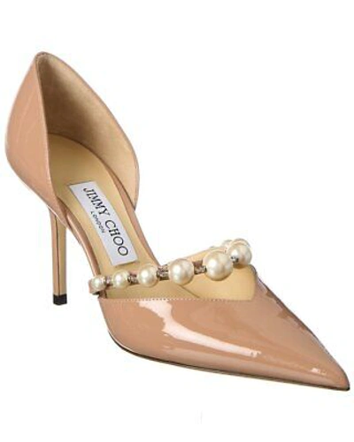 JIMMY CHOO JIMMY CHOO AURELIE 85 PATENT PUMP WOMEN'S