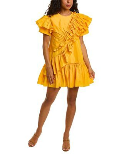 ZAC POSEN ZAC POSEN RUFFLE MINI DRESS WOMEN'S