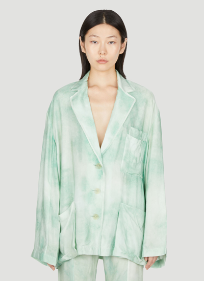 ACNE STUDIOS MARBEL PRINT OVERSIZED PYJAMAS SHIRT