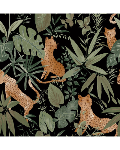 NUWALLPAPER NUWALLPAPER MIDNIGHT JHALANA PEEL & STICK WALLPAPER