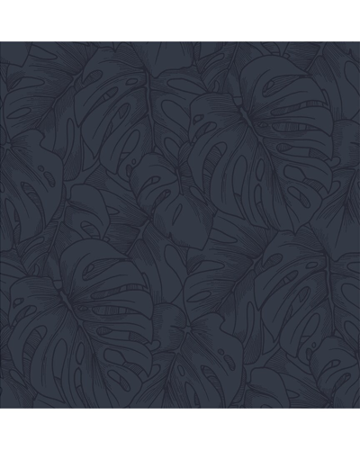 SCOTT LIVING SCOTT LIVING INDIGO BORNEO PEEL & STICK WALLPAPER