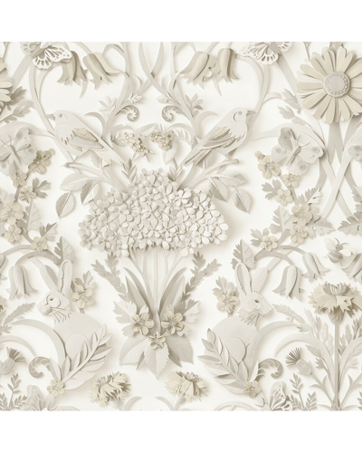 NUWALLPAPER NUWALLPAPER TAUPE ELOISE PEEL & STICK WALLPAPER