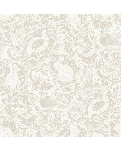 NUWALLPAPER NUWALLPAPER CREAM TERRENE PEEL & STICK WALLPAPER