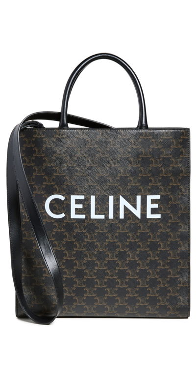 SHOPBOP X VIVRELLE CELINE TRIOMPHE CANVAS VERTICAL CABAS TOTE