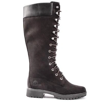 TIMBERLAND TIMBERLAND DAMEN PREMIUM 14 IN WP KNIEHOHE STIEFEL SCHWARZ