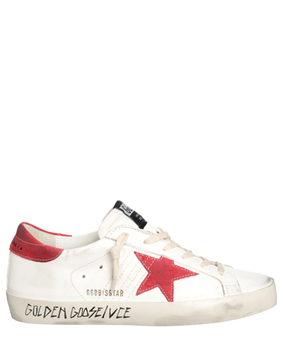 GOLDEN GOOSE GOLDEN GOOSE SNEAKER DAMEN SUPER-STAR GWF00101.F004763.15506 CREAM -FUCSIA LOGO