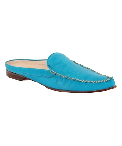 GOLO WOMEN'S KEATON LEATHER SANDAL IN TEAL LEATHER