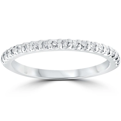 POMPEII3 DIAMOND WEDDING RING 10K WHITE GOLD