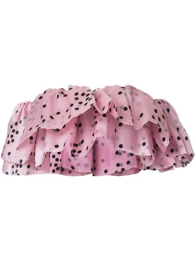 BAMBAH RUFFLED SILK ORGANZA TOP