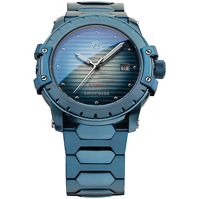 NOVE NOVE MODENA AUTOMATIC BLUE WATCH - BRAND