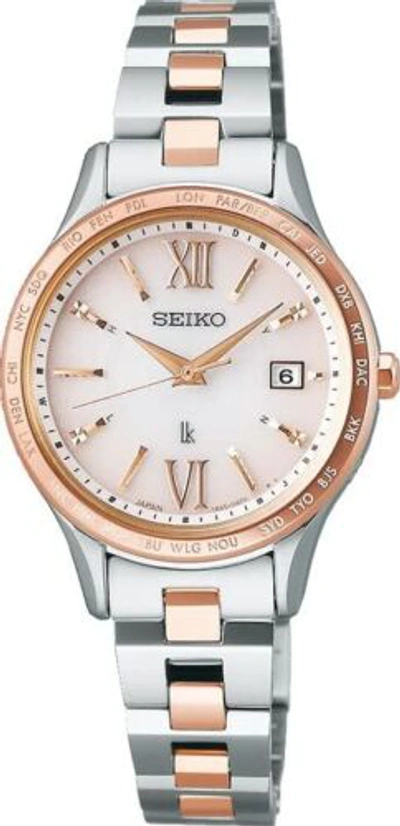 SEIKO SEIKO LUKIA SSVV082 PINK STANDARD COLLECTION SOLAR WATCH WOMEN BOX