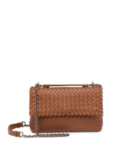 BOTTEGA VENETA Small Olimpia Intrecciato Leather Chain Shoulder Bag