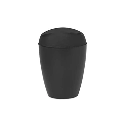 UMBRA TWIRLA TRASH CAN WITH SWING-TOP LID, 2.4 GALLON
