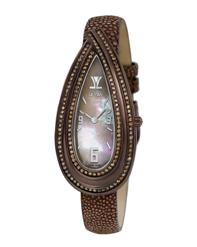 LE VIAN LE VIAN WOMEN'S RONDA DIAMOND WATCH