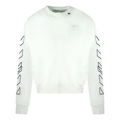 OFF-WHITE OFF WHITE HERREN SWEATSHIRTS OMBA035F19E30011 0110 JUMPER