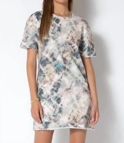 TART COLLECTIONS ELLENA DRESS IN FOG TIE DYE