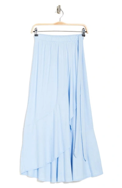 GO COUTURE GO COUTURE FAUX WRAP MIDI SKIRT