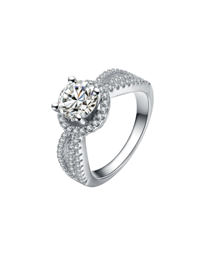 GENEVIVE GENEVIVE SILVER CZ RING