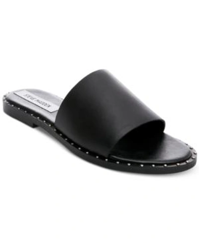STEVE MADDEN WOMEN'S TAYLOR STUDDED SLIDE SANDALS