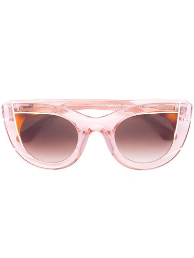THIERRY LASRY CLEAR EFFECT CAT EYE SUNGLASSES