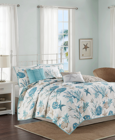 MADISON PARK PEBBLE BEACH 6-PC. QUILT SET, KING/CALIFORNIA KING