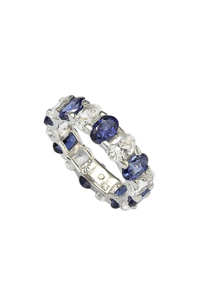 SUZY LEVIAN SUZY LEVIAN OVAL CUT SAPPHIRE BAND RING