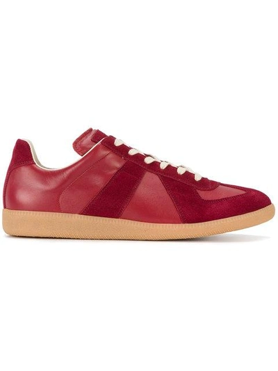 MAISON MARGIELA RED REPLICA SNEAKERS