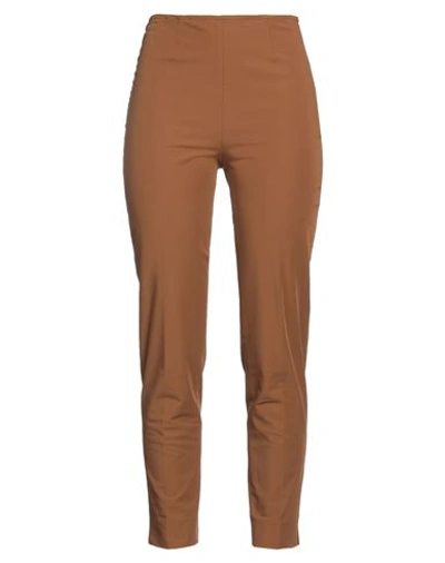 PT TORINO PT TORINO WOMAN PANTS BROWN SIZE 2 COTTON, POLYAMIDE, ELASTANE