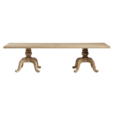 OKA ARTHUR RECTANGULAR DINING TABLE - LARGE - WEATHERED OAK