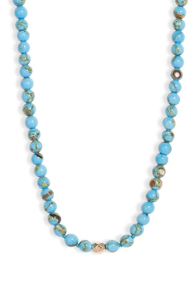 ANZIE ANZIE BOHEME TURQUOISE BEADED NECKLACE