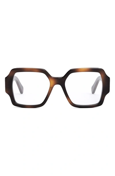 CELINE CELINE TRIOMPHE 52MM SQUARE READING GLASSES