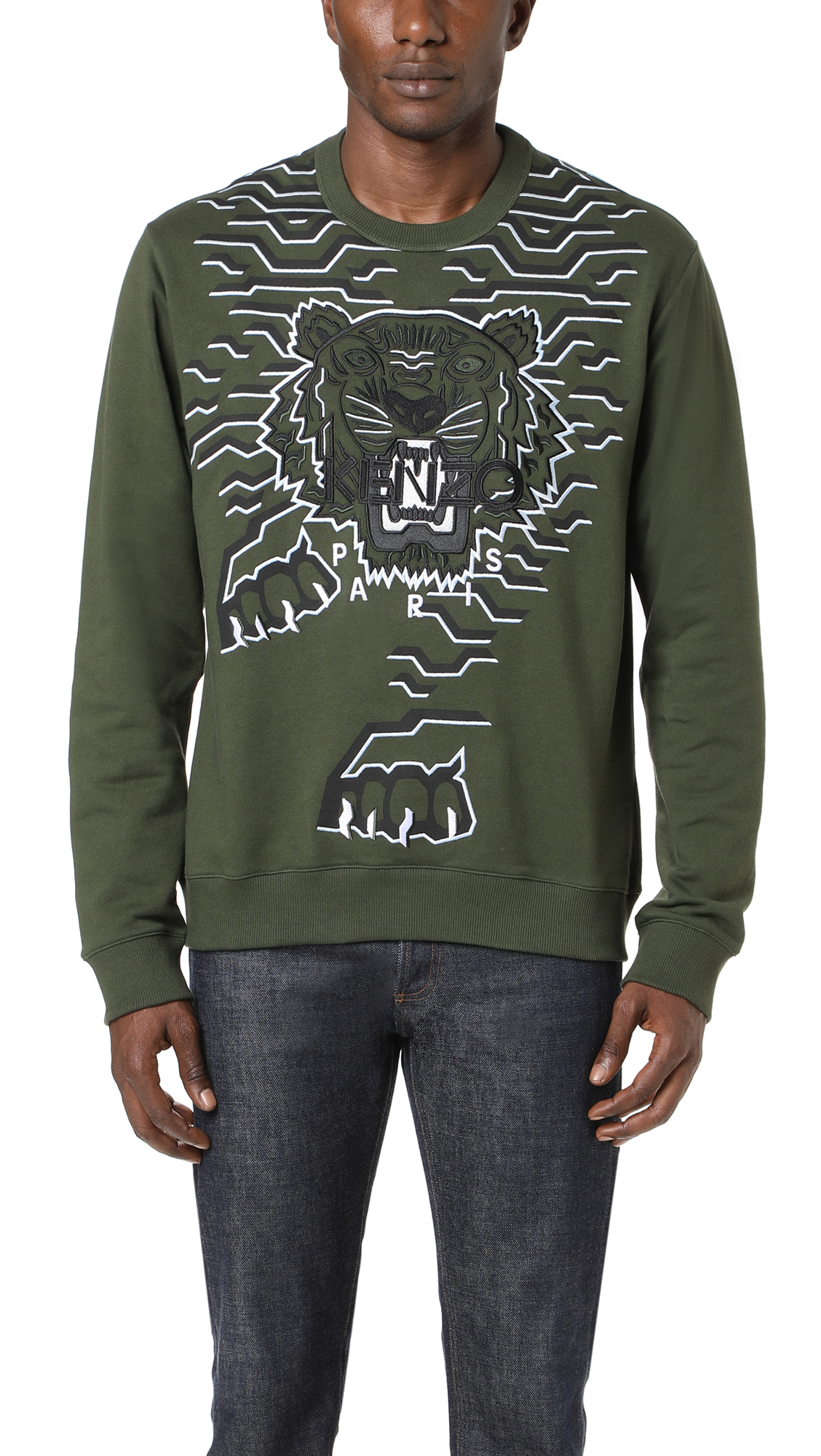 Kenzo geo tiger sweatshirt online