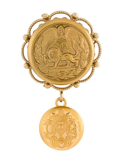 DOLCE & GABBANA DOLCE & GABBANA GALVANIZED EARRINGS - METALLIC