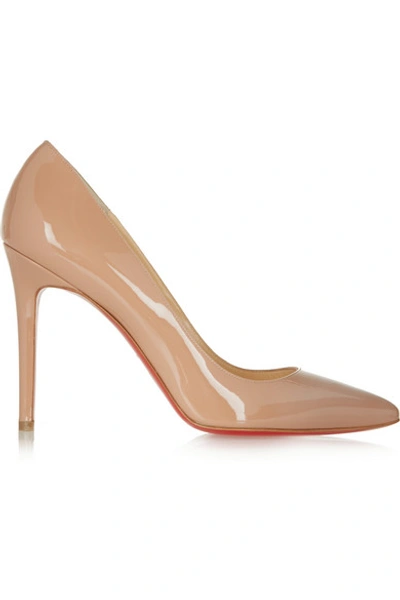 CHRISTIAN LOUBOUTIN The Pigalle 100 Patent-Leather Pumps
