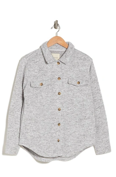 THREAD & SUPPLY KNIT FLEECE SHACKET