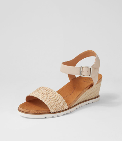 ZIERA SHOES ZIERA KONYISE W WHITE WEAVE LEATHER SANDALS WOMENS SHOES CASUAL
