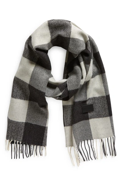 COLE HAAN COLE HAAN PLAID FRINGE SCARF