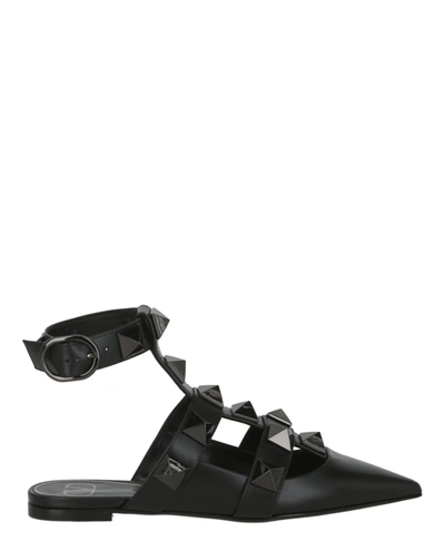 VALENTINO GARAVANI ROMAN STUD BALLERINA SHOES