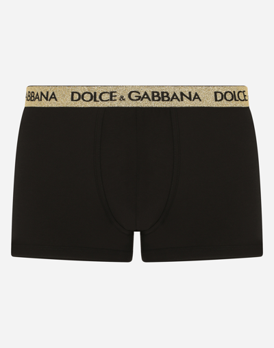 DOLCE & GABBANA STRETCH SILK AND MODAL BOXERS
